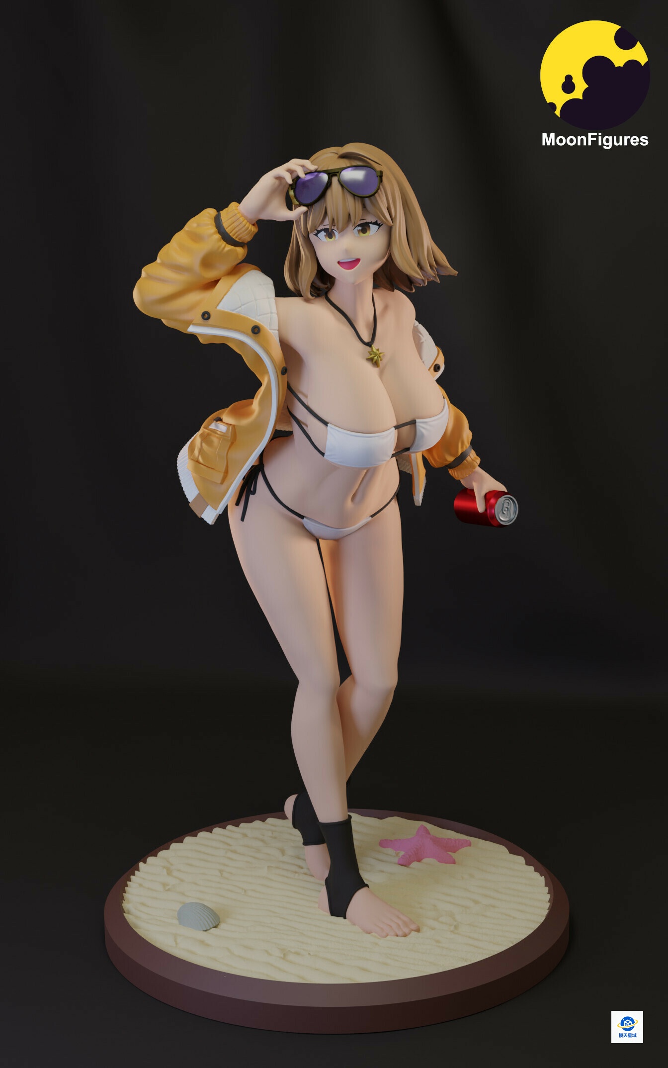 阿妮斯（Anis）夏日泳装版本3D 打印手办模型，出自游戏《胜利女神：NIKKE》